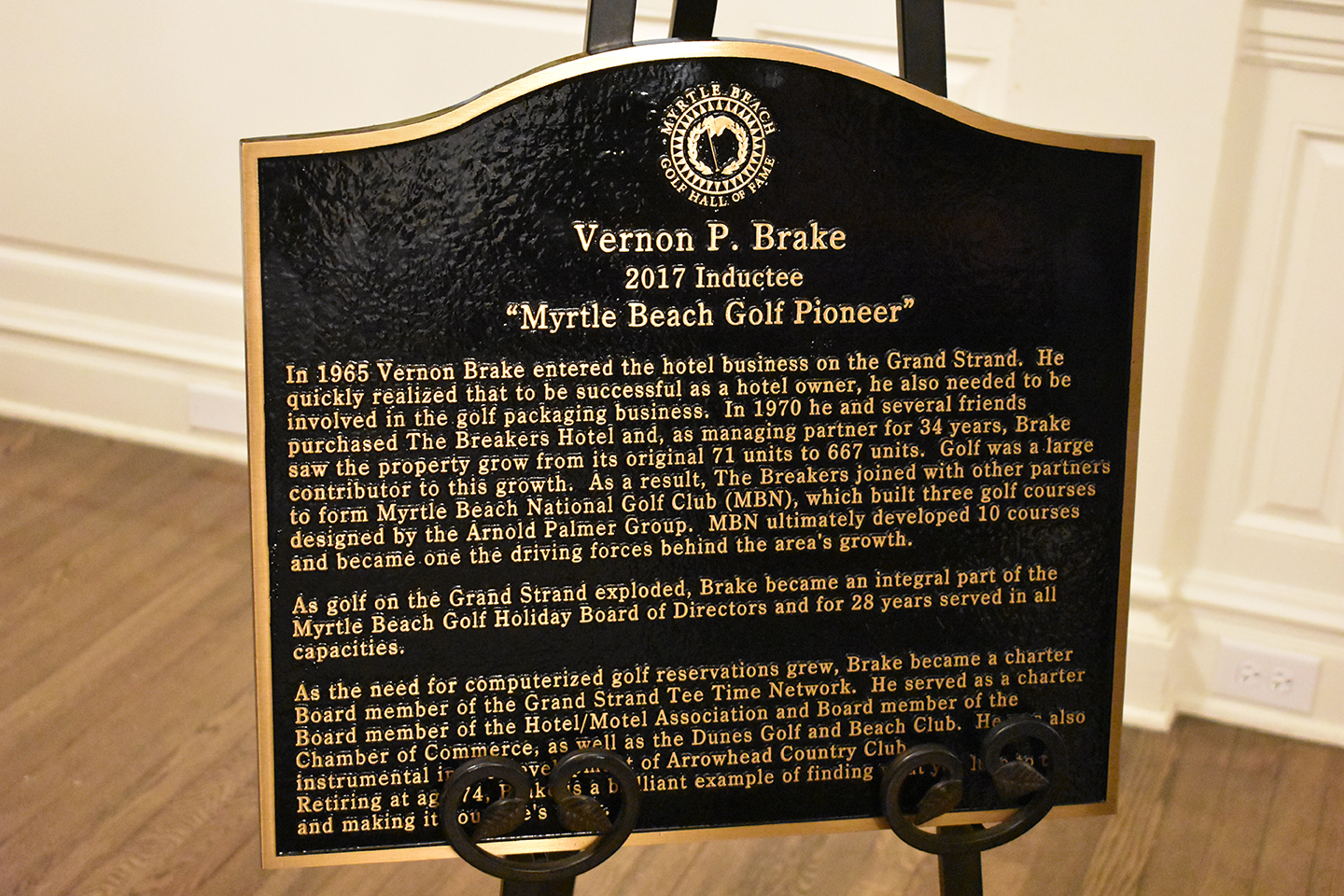Vernon Brake Award