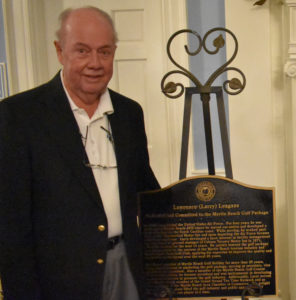 Larry Leagans Myrtle Beach Golf Hall of Fame 2018 Inductee